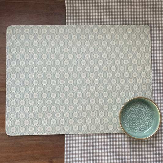 Set de table rectangle Rigide alvéoles 30x40cm