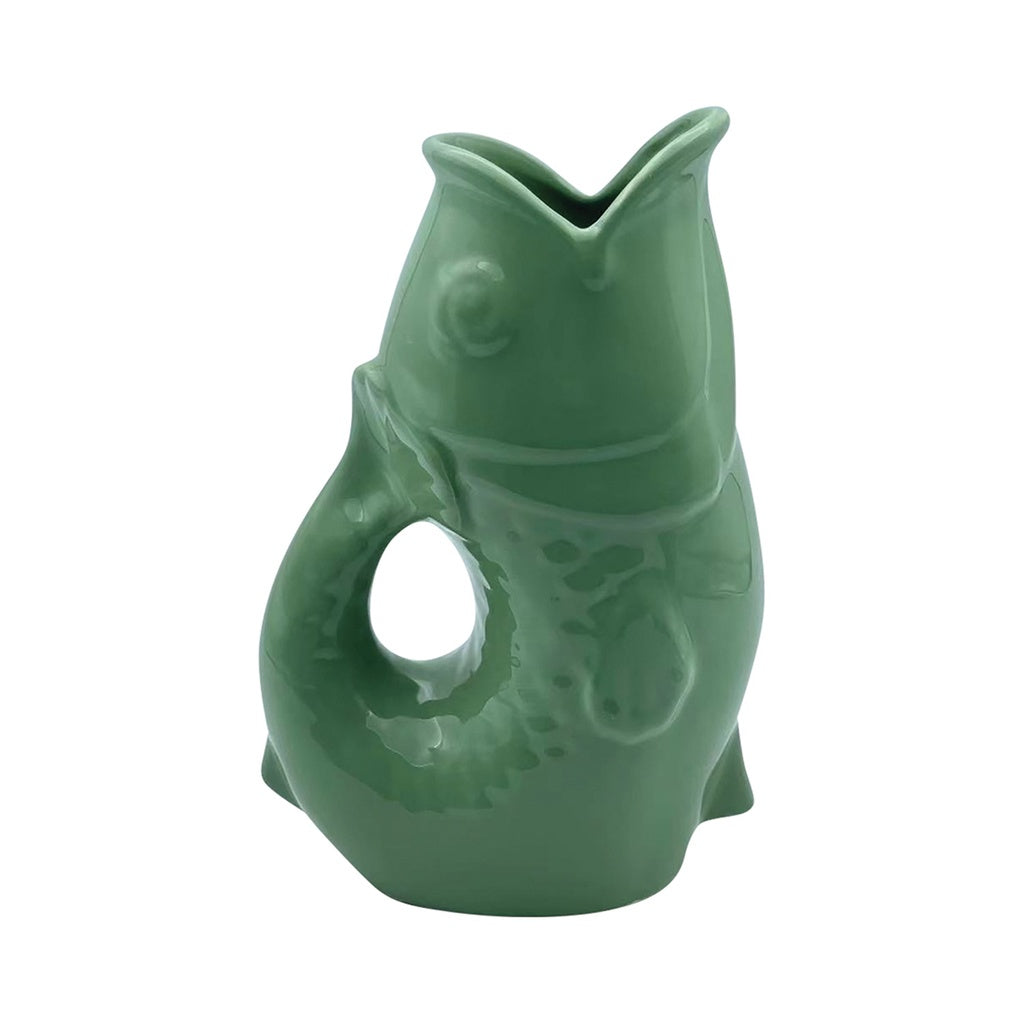 Vase pichet Poisson gm vert