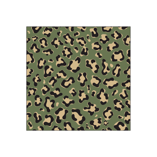 Serviette papier léopard kaki x20