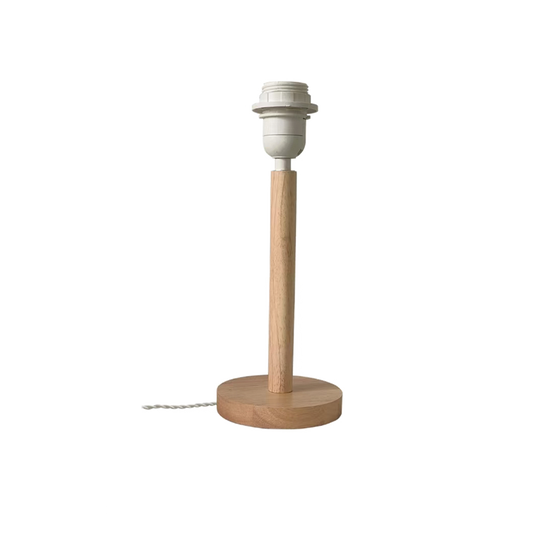 Lampe pied efficace bois naturel