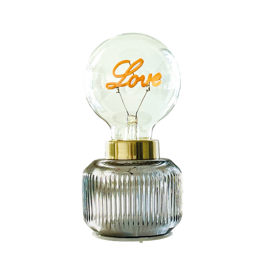 Déco LED Vaness love gris