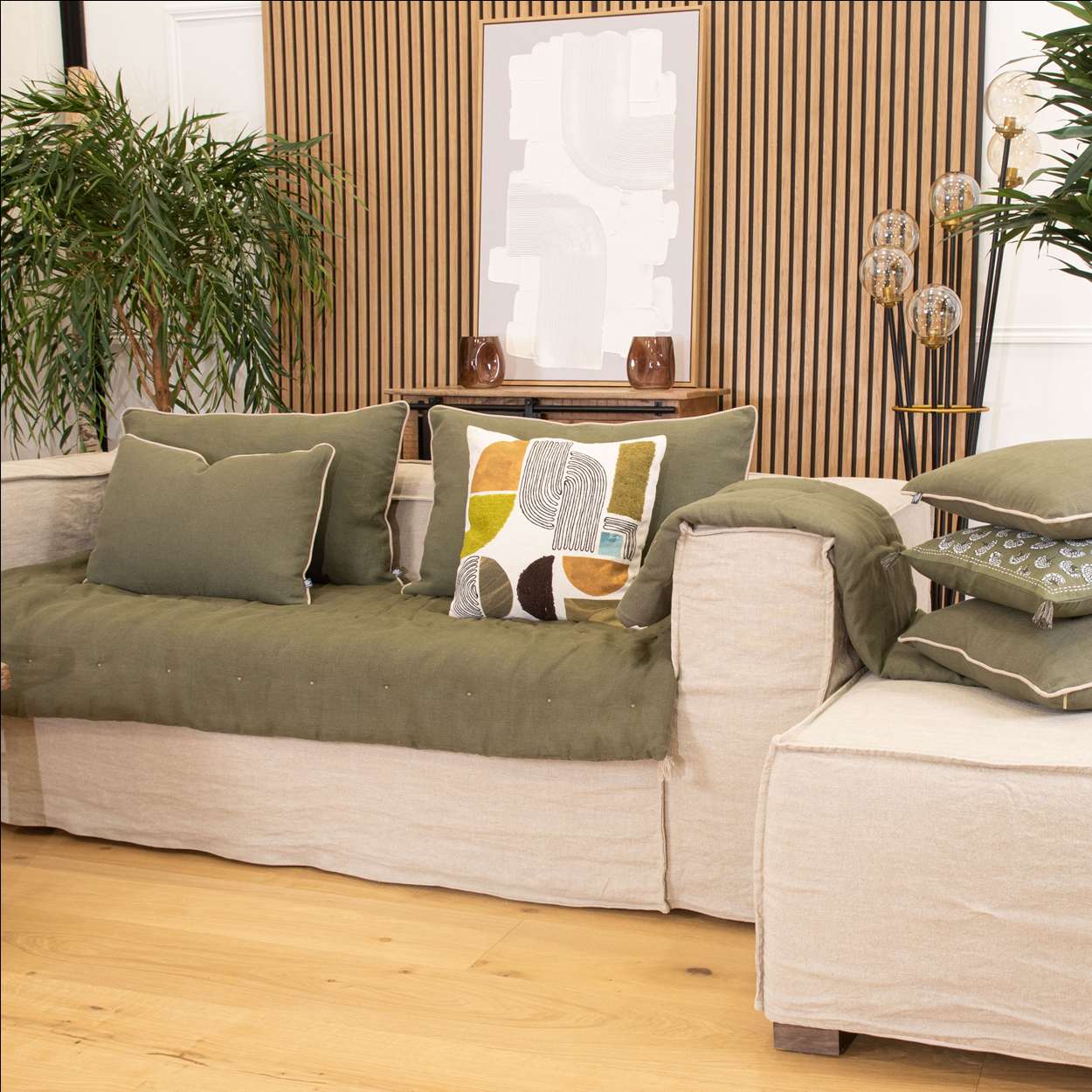 Coussin LINO military 40x60cm