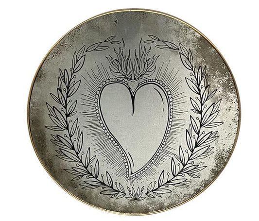 Déco murale miroir imprimé ex voto