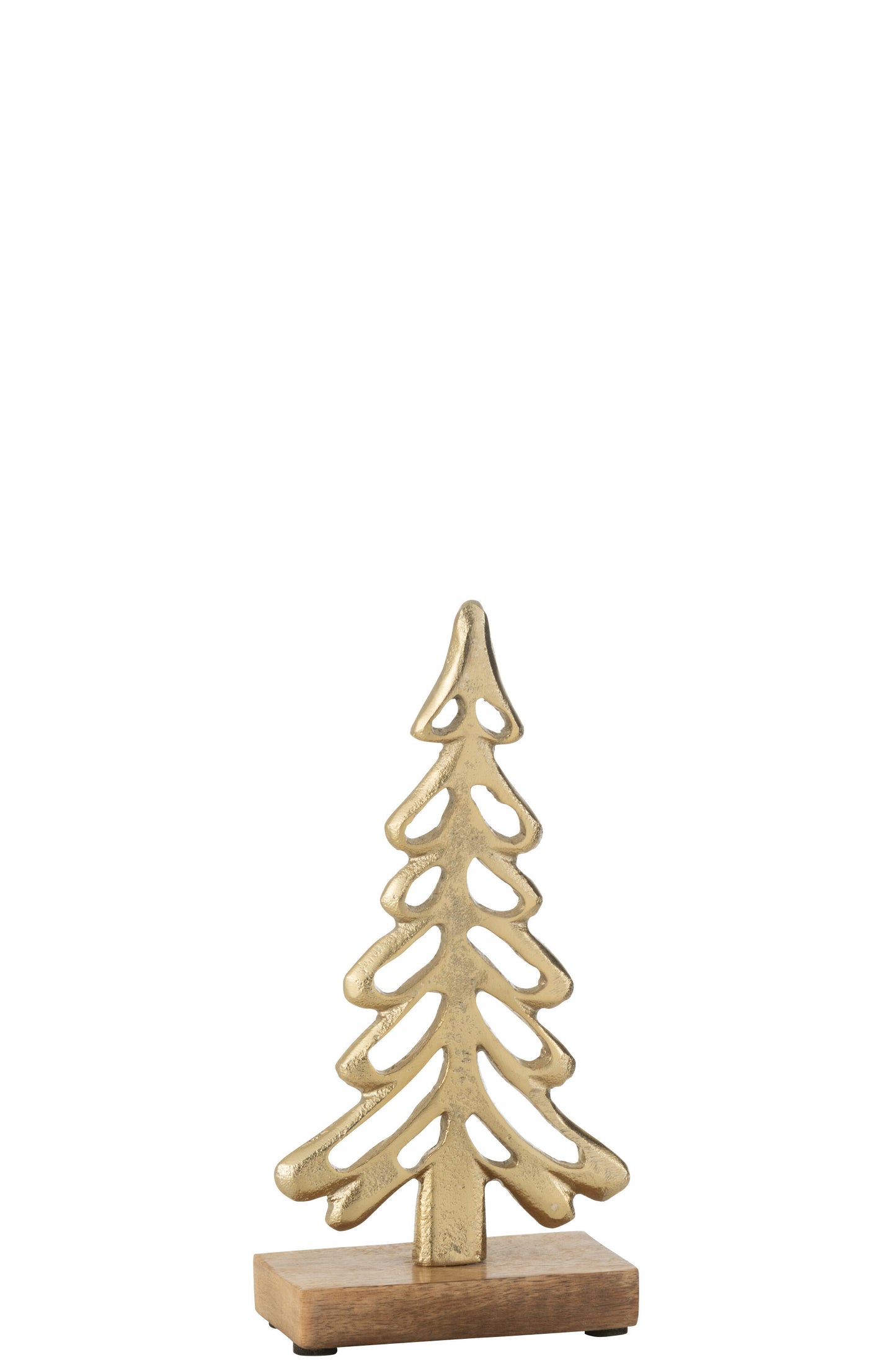 Arbre de Noel bois et or mm