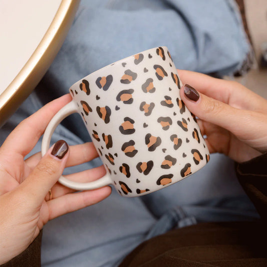 Mug céramique léopard coeur