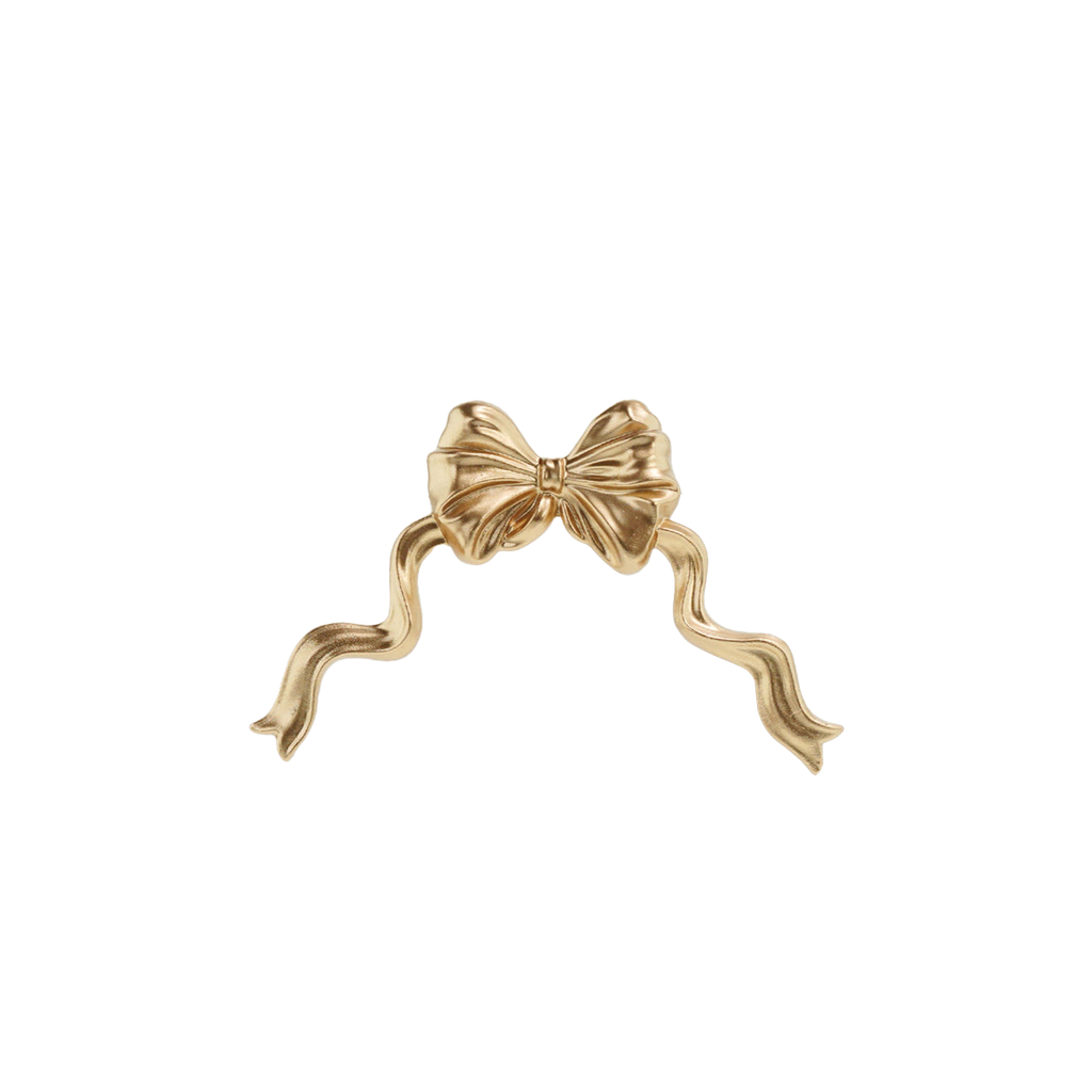 Déco murale nœud doré