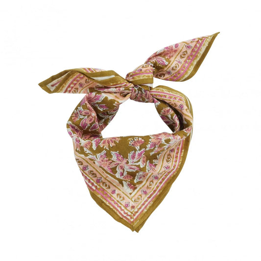 Foulard Indien - Arya olive