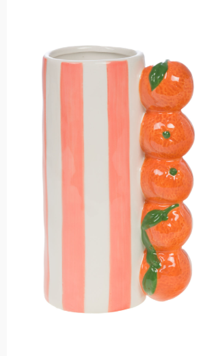 Vase fruity orange