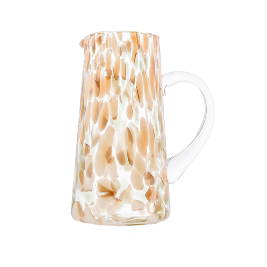 Pichet moucheté doré