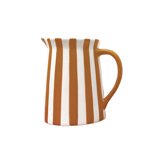 Pichet rayure mm marron