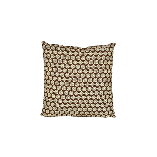 Coussin Print carré jaipur marron 45x45cm