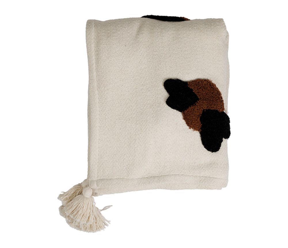 PLAID TUFTE MINIFAUVE