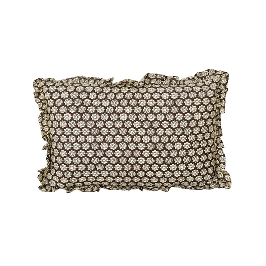 Coussin Print rectangle jaipur marron 40x60cm