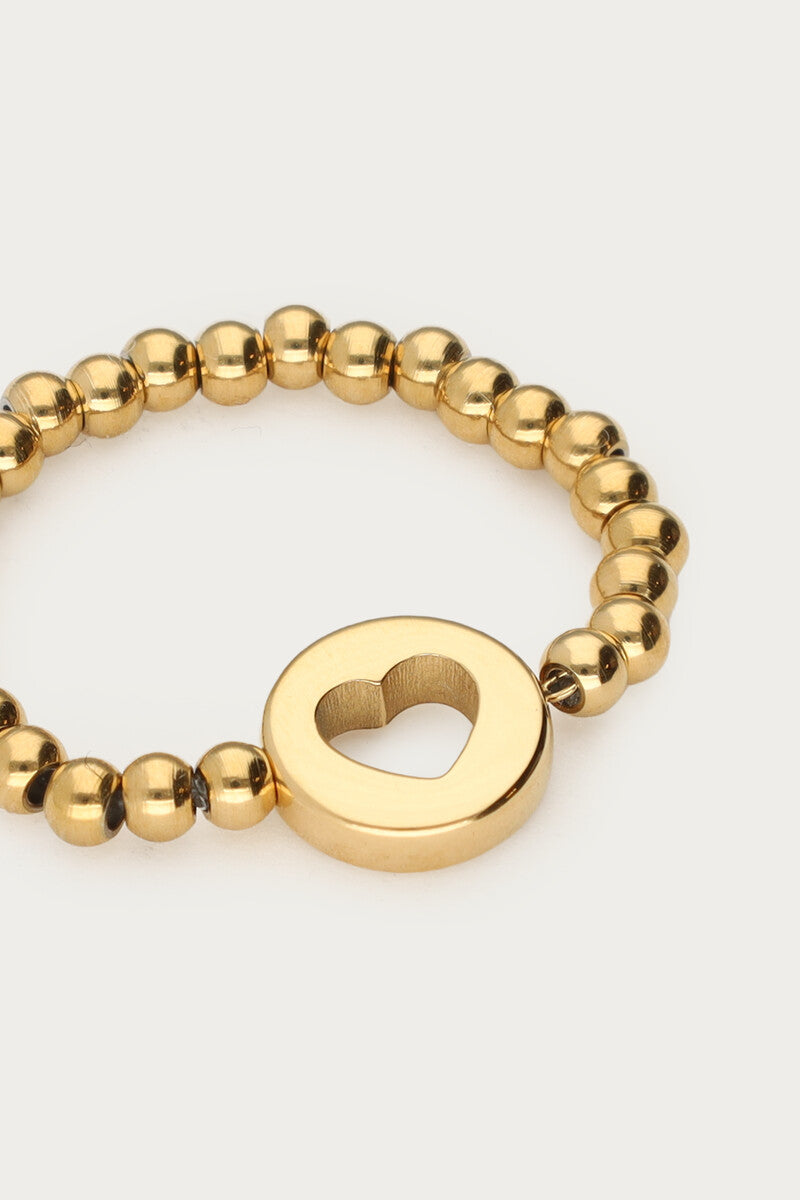 Bague Love extensible à cœur ouvert