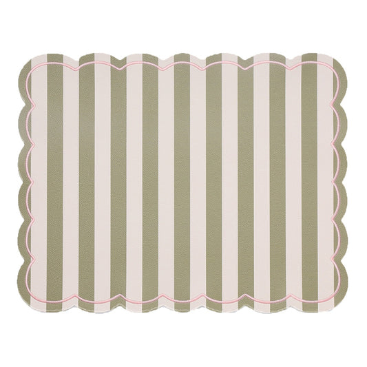 Set de table rectangle Roméo kaki