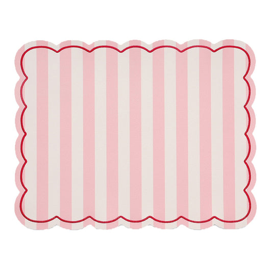 Set de table rectangle Roméo rose