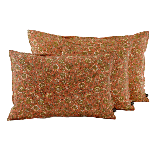 Coussin SAMARA terre brulée