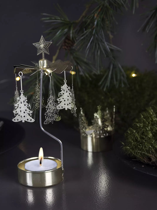 Manège à bougie sapin