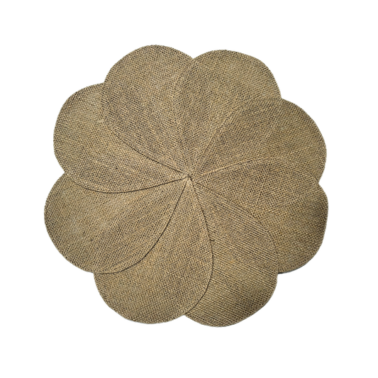 Set de table rond jute naturel