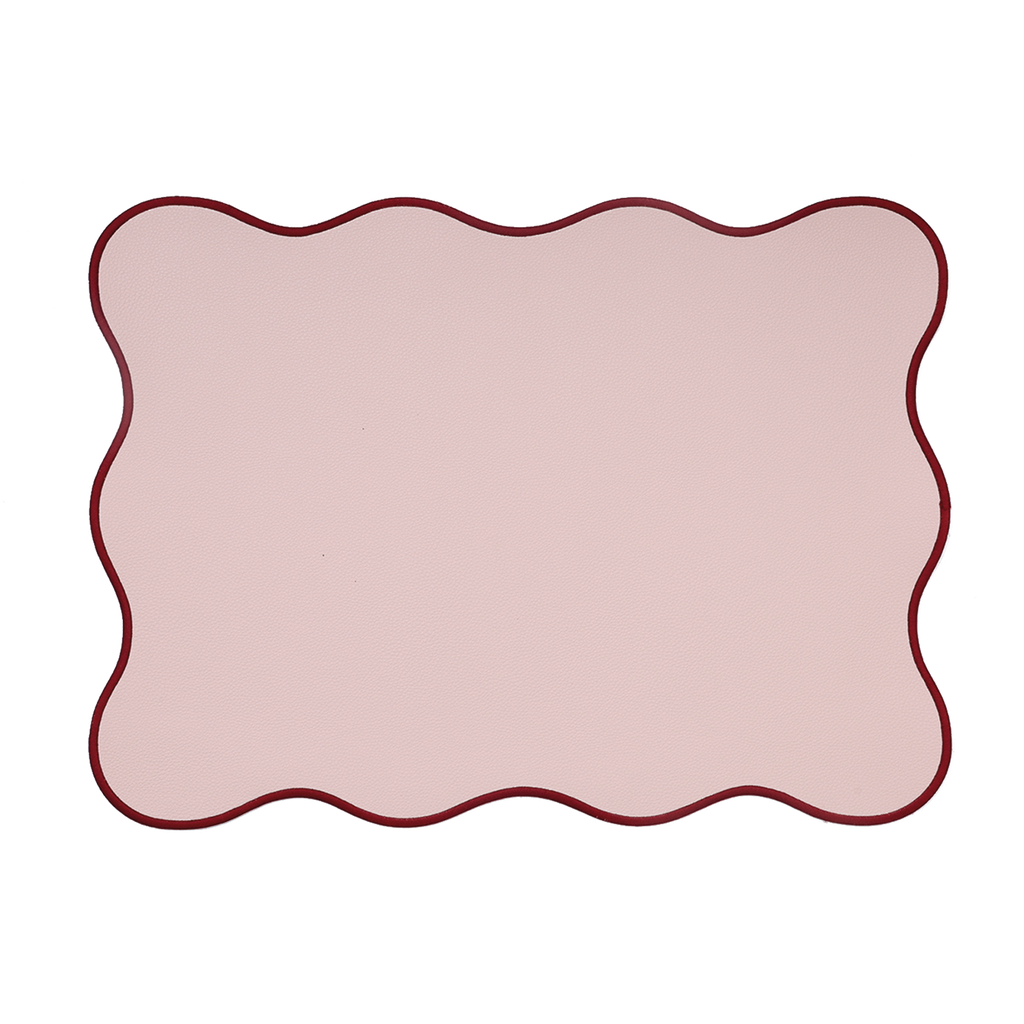 Set de table rectangle Juliette rose