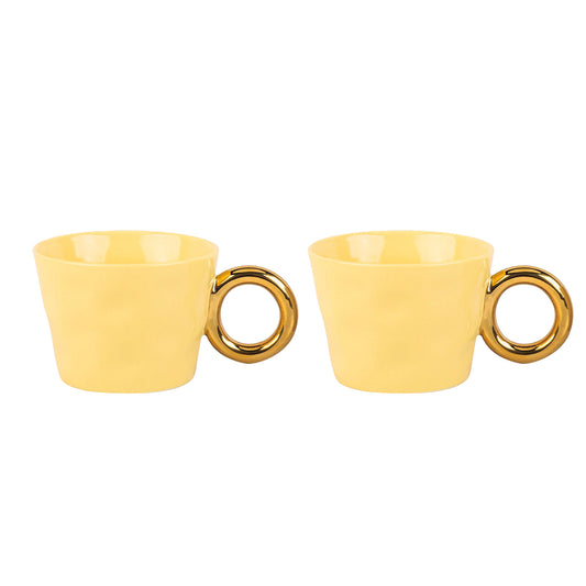 Tasse matin jaune