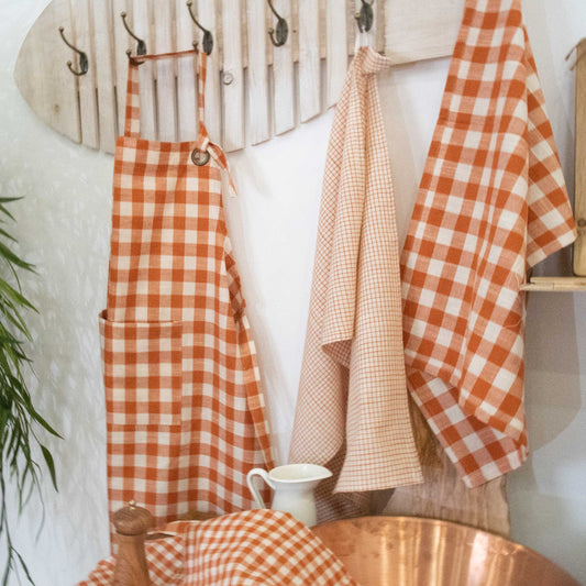 Torchons Carreau camel